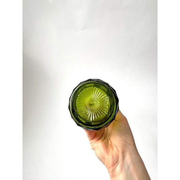 MCM LE Smith Dominion Green Glass Swung Stretch Vase - Picture 8 of 10